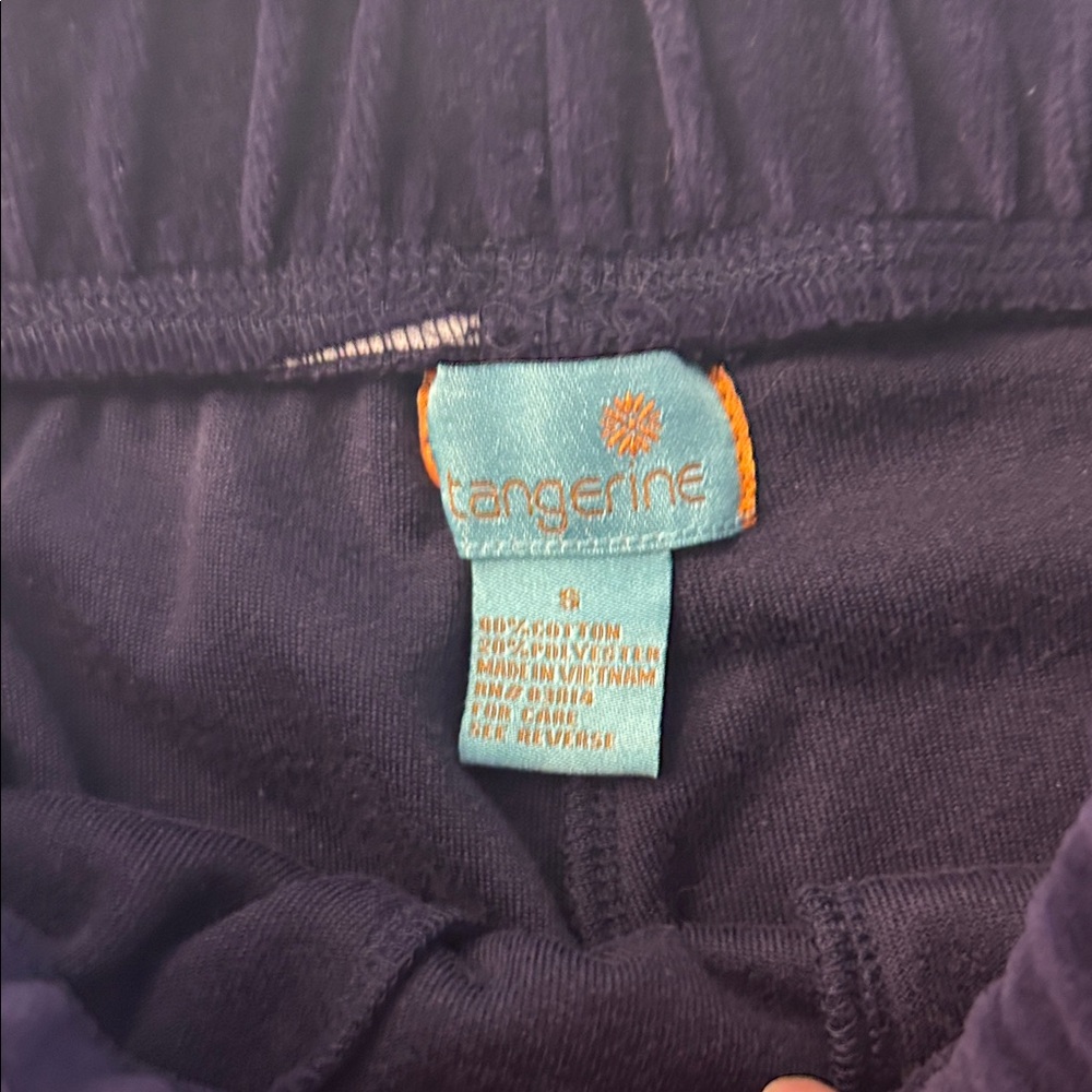 Tangerine Midnight Purple Velvet Pants - Picture 3 of 7